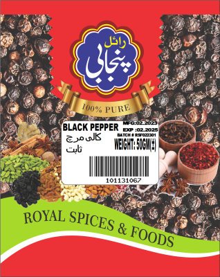 BLACK PEPPER WHOLE 50 GM